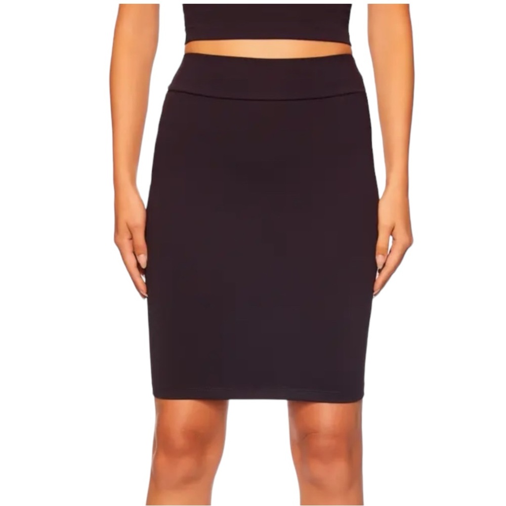 SUSANA MONACO Mini Skirt Jersey Knit Navy Blue Size Medium New NWT